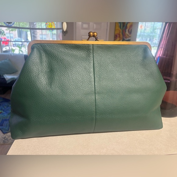 American Leather Co Grace Oversized Clutch NWT - Picture 14 of 14